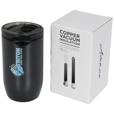 Custom Printed Lagom 380 ml copper vacuum insulated tumbler