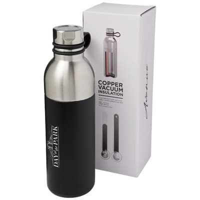 Custom Printed Koln 590 ml copper vacuum insulated sport bottle
