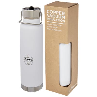 Custom Printed Thor 750 ml copper vacuum insulated sport bottle