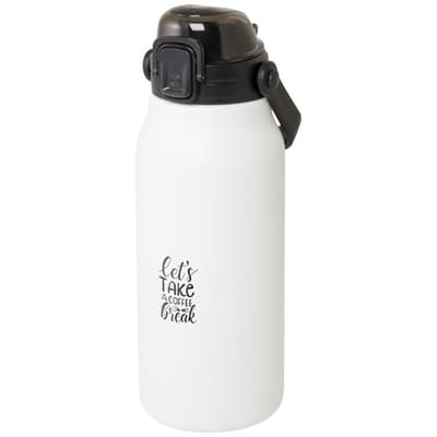 Custom Printed Giganto 1600 ml RCS certified recycled stainless steel copper vacuum insulated bottle