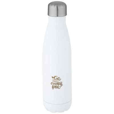 Custom Printed Cove 500 ml RCS certified recycled stainless steel vacuum insulated bottle
