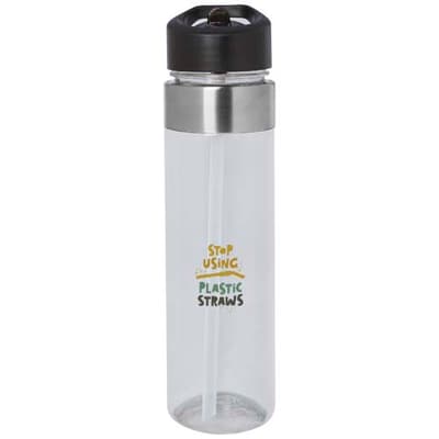Custom Printed Dylan 650 ml Tritan water bottle with flip spout lid