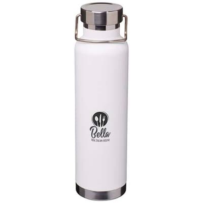 Custom Printed Thor 650 ml RCS recycled stainless steel copper vacuum insulated water bottle