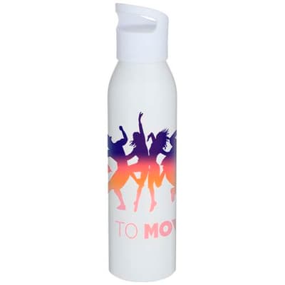 Custom Printed Sky 650 ml RCS recycled single wall stainless steel water bottle