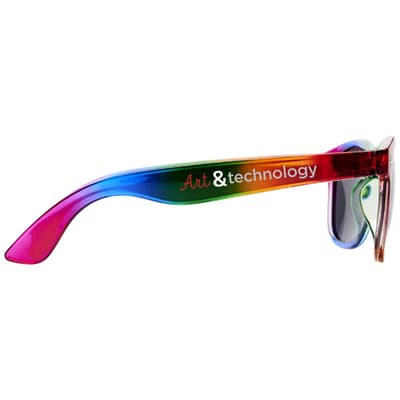 Custom Printed Sun Ray rainbow sunglasses