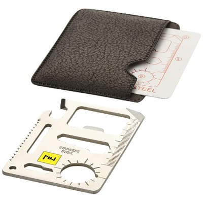 Promotional Saki 15-function pocket tool card