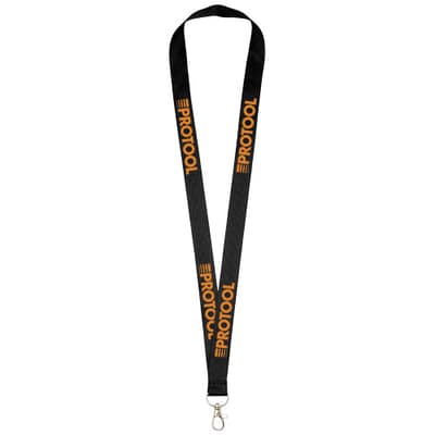 Custom Branded Impey lanyard with convenient hook