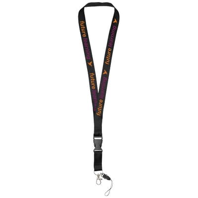Custom Branded Sagan phone holder lanyard with detachable buckle
