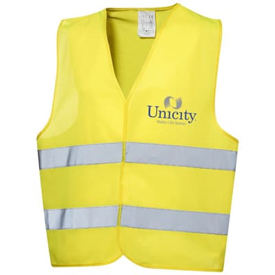 Custom Branded RFX™ Watch-out XL safety vest in pouch for professional use