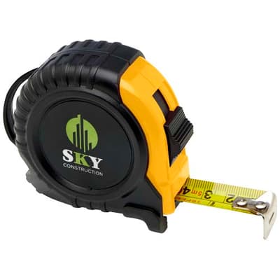 Promotional Score 5 metre tape measure with belt clip