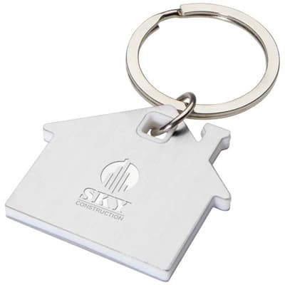 Promotional Nook house-shaped keychain