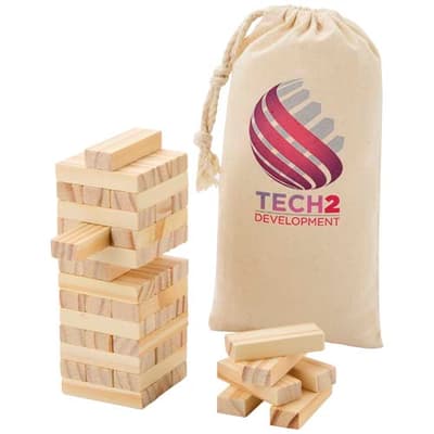 Promotional Jumble wooden toppling tower game