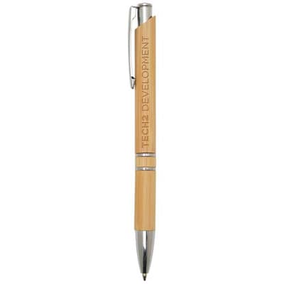 Promotional Wicker bamboo ballpoint pen (black ink)