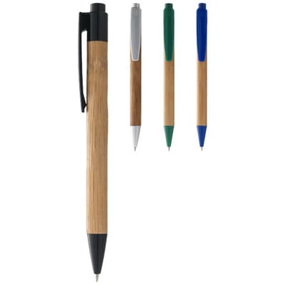 Promotional Borneo bamboo ballpoint pen (black ink)