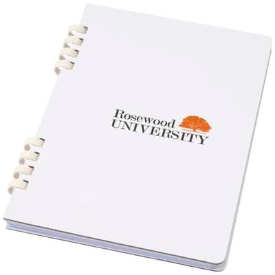 Promotional Fil A5 hard cover RCS recycled spiral notebook