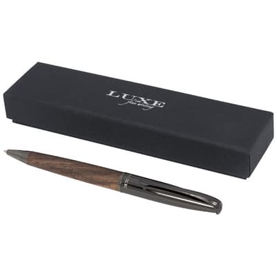 Promotional Loure wood barrel ballpoint pen (black ink)