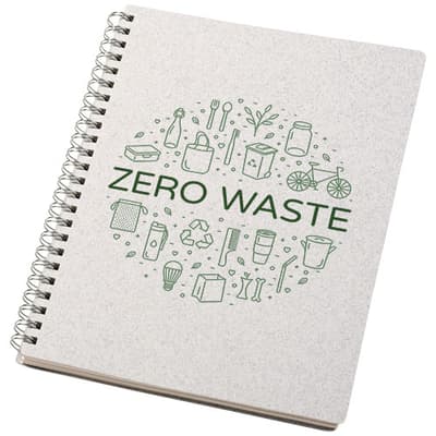 Promotional Bianco A5 size wire-o notebook