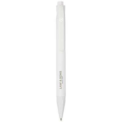 Promotional Terra corn plastic ballpoint pen (blue ink)