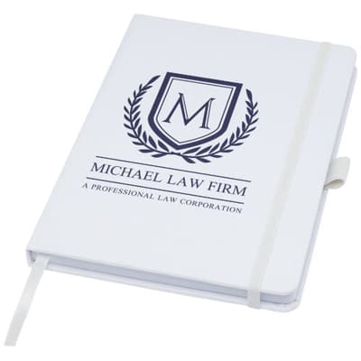 Promotional Honua A5 recycled paper notebook with recycled PET cover