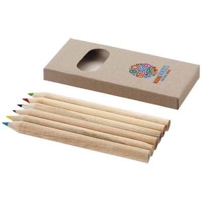 Artemaa 6-piece pencil colouring set