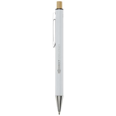 Promotional Cyrus recycled aluminium ballpoint pen (blue ink)