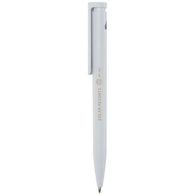 Promotional Unix recycled plastic ballpoint pen (blue ink)