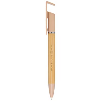 Promotional Delfina phone holder pen (blue ink)