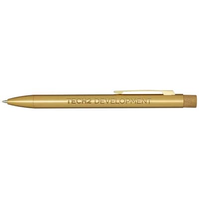 Promotional Beatriz recycled brass ballpoint pen (black ink)