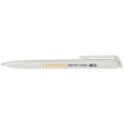 Promotional Lucia recycled plastic ballpoint pen (black ink)