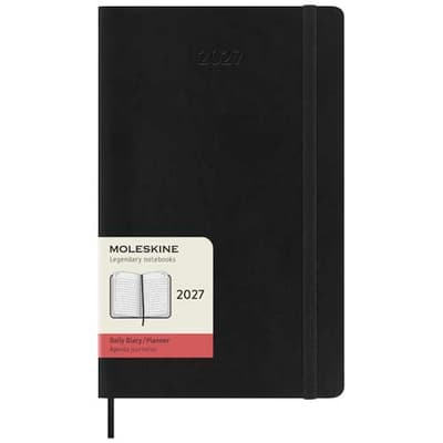 Promotional Moleskine soft cover 12 month L daily planner