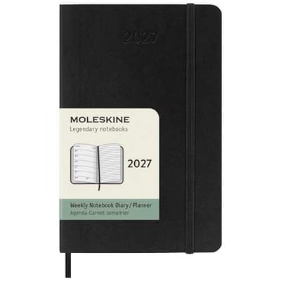 Promotional Moleskine soft cover 12 month weekly PK planner
