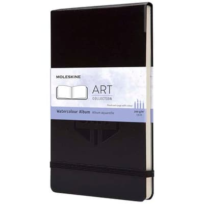 Promotional Moleskine large art water colour album