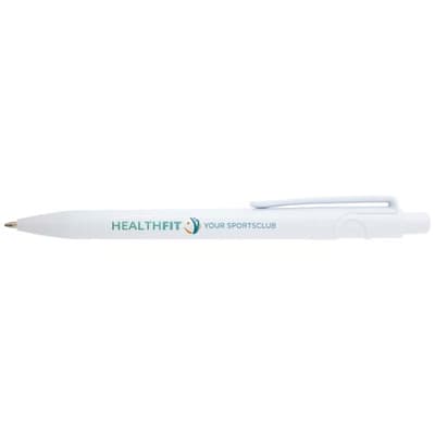 Promotional Unica recycled plastic ballpoint pen (blue ink)