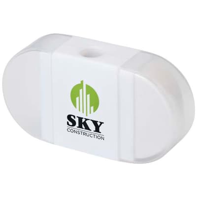 Promotional Velvi pencil sharpener with eraser 