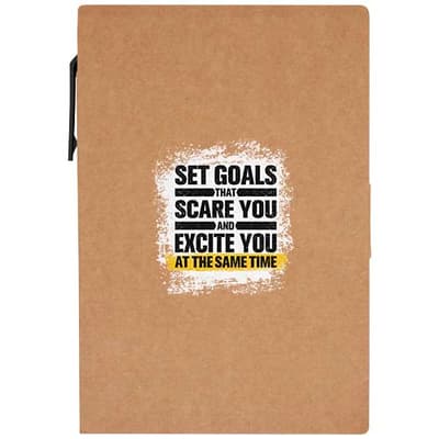 Promotional Swift sticky notes booklet with ballpoint pen (black ink)