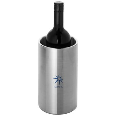 Custom Printed Cielo double-walled stainless steel wine cooler