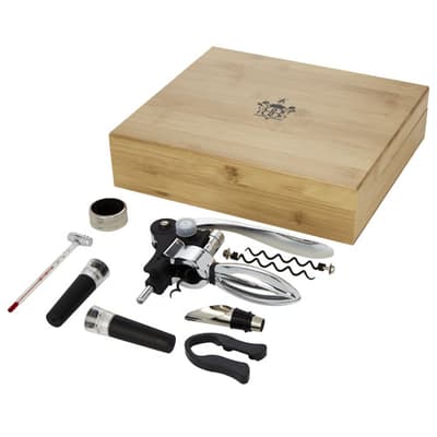 Custom Printed Malbick 9-piece wine set