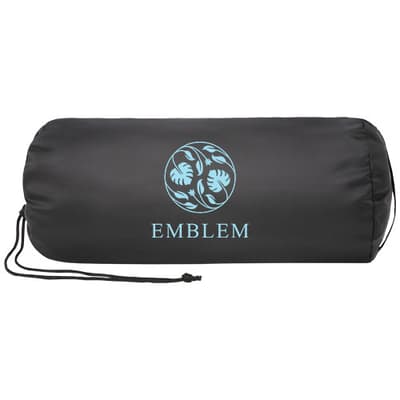 Promotional Lily GRS certified RPET coral fleece blanket
