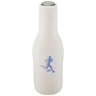 Custom Printed Fris recycled neoprene bottle sleeve holder
