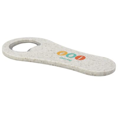 Custom Printed Schyn wheat straw bottle opener
