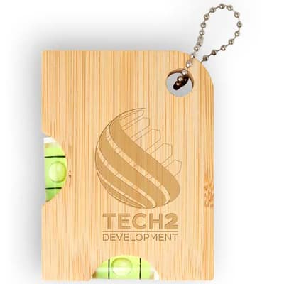 Custom Printed Levo bamboo bottle opener with level