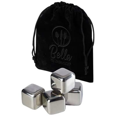 Promotional Froz stainless steel ice cubes set