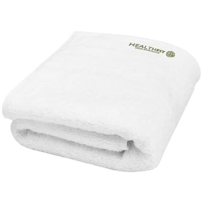 Promotional Nora 550 g/m² cotton towel 50x100 cm