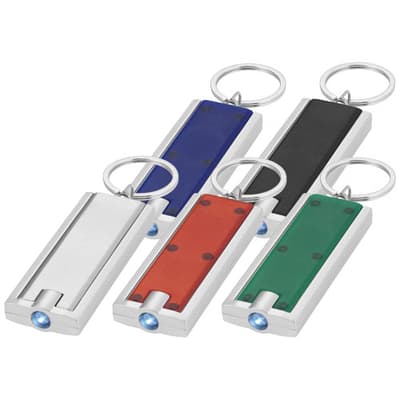 Branded Castor LED keychain light