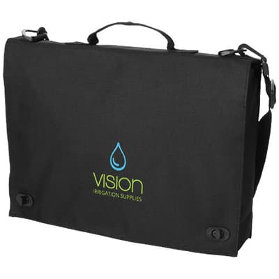 Custom Branded Santa Fe 2-buckle closure conference bag 6L