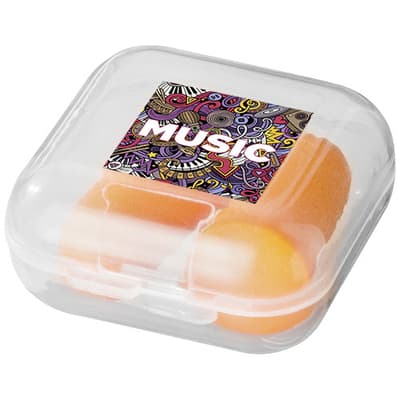 Promotional Traveler earplugs with travel case