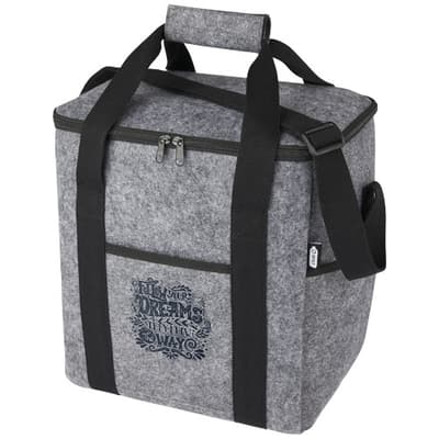 Custom Branded Felta GRS recycled felt bottle cooler bag 21L