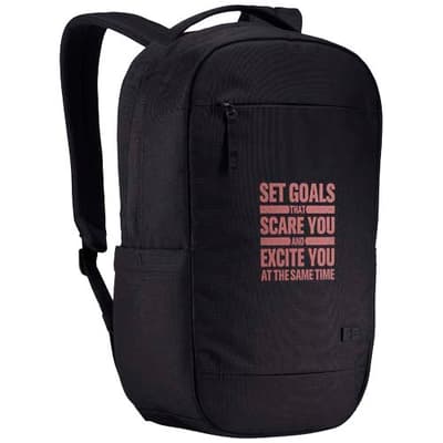 Custom Branded Case Logic Invigo 14" recycled laptop backpack 14.5L