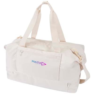 Custom Branded Trip Aware™ recycled travel duffel bag 42L