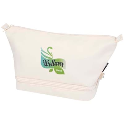 Custom Branded Trip Aware™ recycled travel toiletry bag 6L